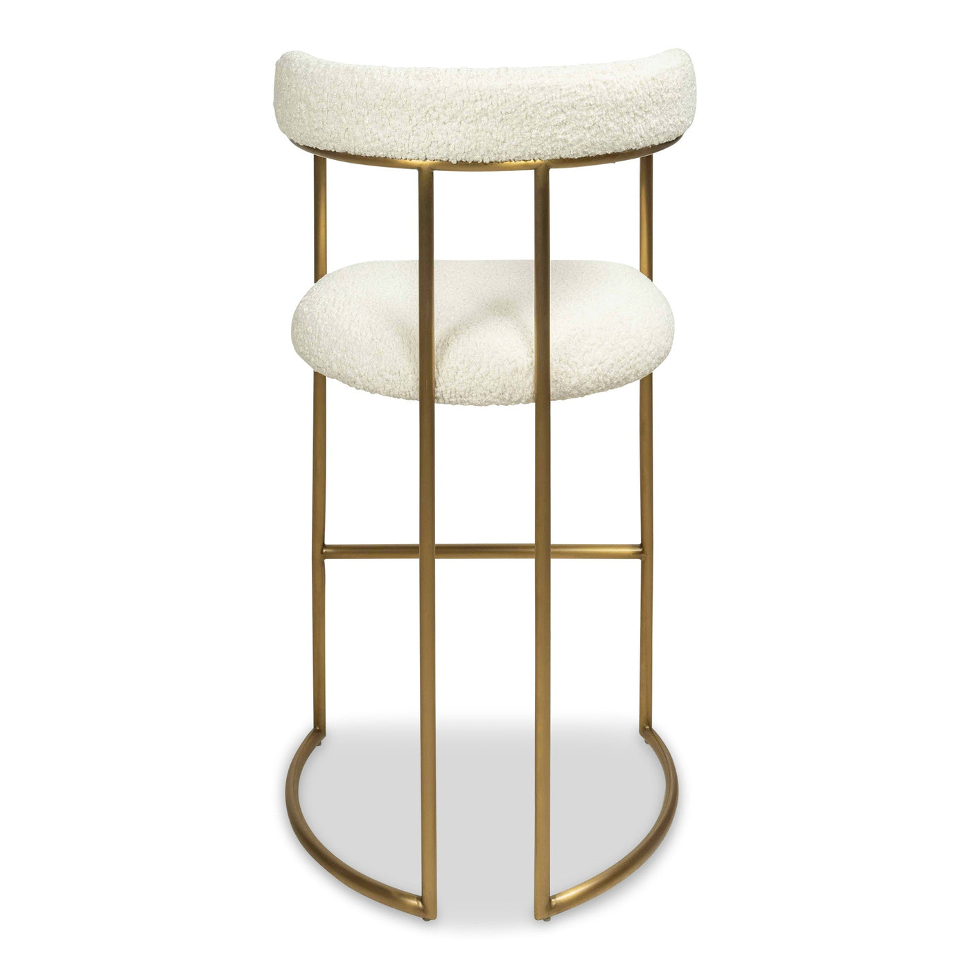 Singapore Sling 2 Bar And Counter Stool in Faux Sheepskin - Tom Collins Home