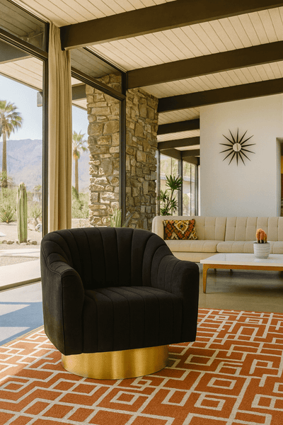 The Bronx Occasional Chair in Velvet - Tom Collins Home