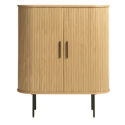 The French 75 Tall 2 - Door Cabinet in Light Wood - Tom Collins Home