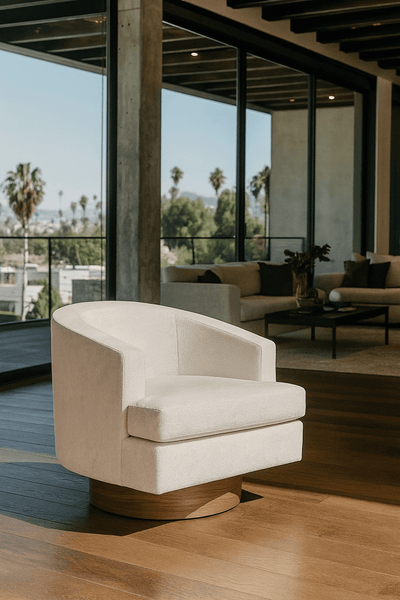 The Rock & Rye Occasional Chair in Hammered Chenille - Tom Collins Home