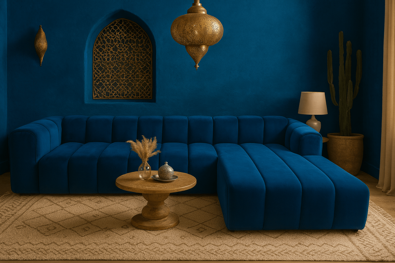 Tipsy Mermaid Punch Sectional - Tom Collins Home