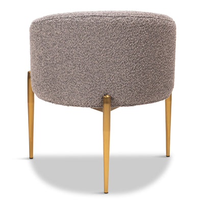 Trader Vic's Dining Chair in Charcoal Boucle - Tom Collins Home