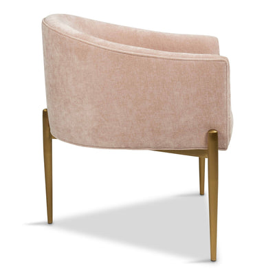 Trader Vic's Dining Chair in Chenille - Tom Collins Home