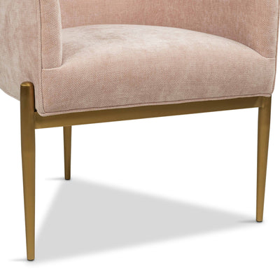 Trader Vic's Dining Chair in Chenille - Tom Collins Home