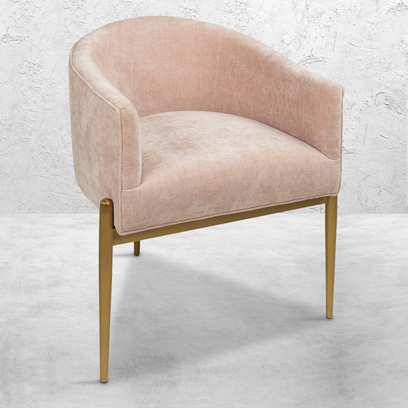 Trader Vic's Dining Chair in Chenille - Tom Collins Home