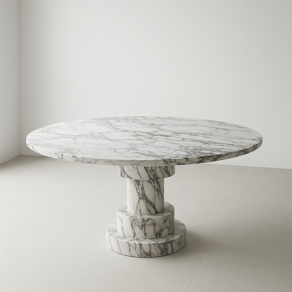 Trader Vic's Fluted Base Dining Table - Tom Collins Home