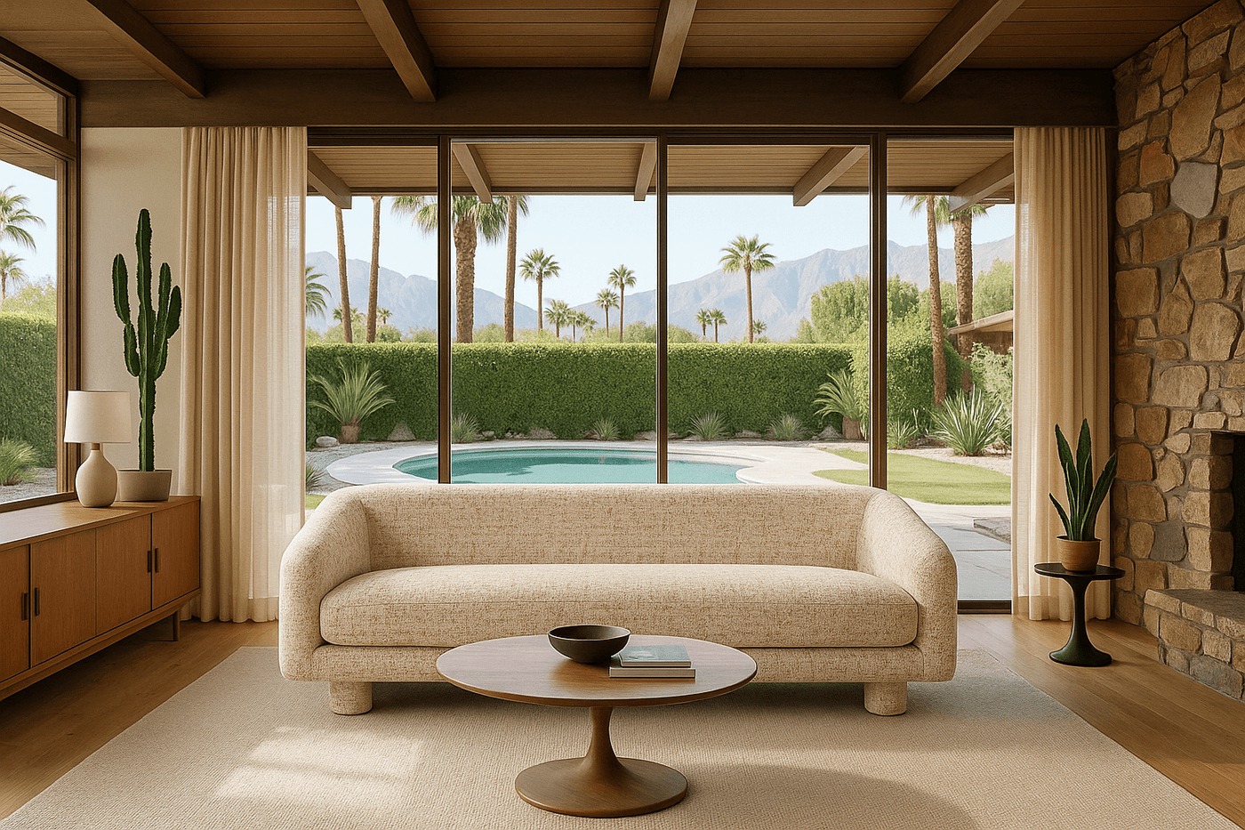 Trader Vic's Sofa - Tom Collins Home