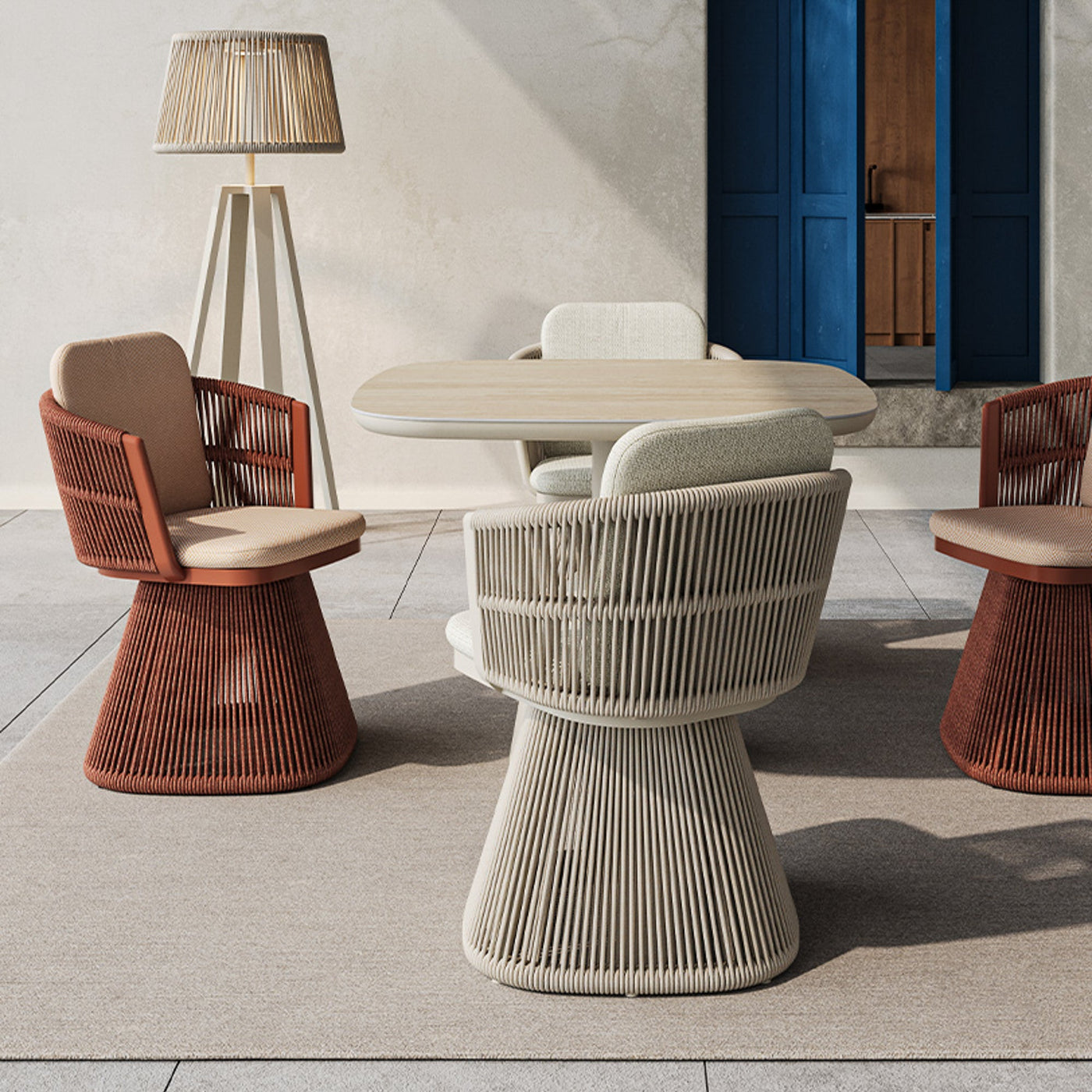 Wanderlust Swivel Dining Chair - Tom Collins Home