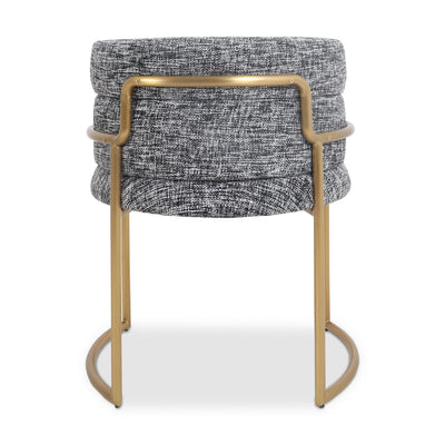 Whiskey Highball Dining Chair in Heavyweight Linen - Tom Collins Home