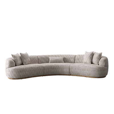Whiskey Highball Sofa in Textured Linen - Tom Collins Home