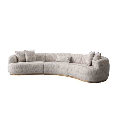 Whiskey Highball Sofa in Textured Linen - Tom Collins Home