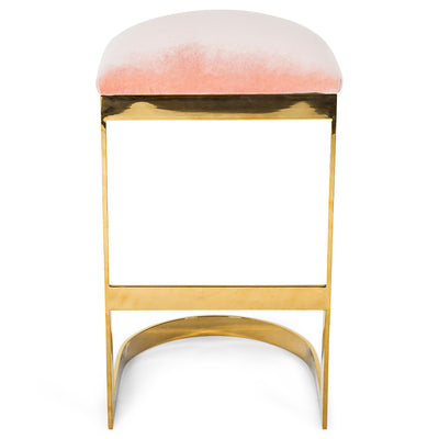 El Floridita Backless Bar and Counter Stool in Velvet