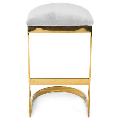 El Floridita Backless Bar and Counter Stool in Velvet