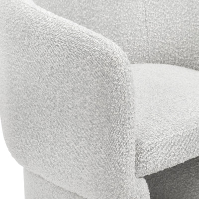 Piña colada Dining Chair in Boucle