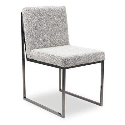 Screwdriver Dining Chair in Boucle