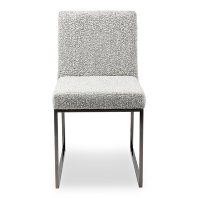 Screwdriver Dining Chair in Boucle