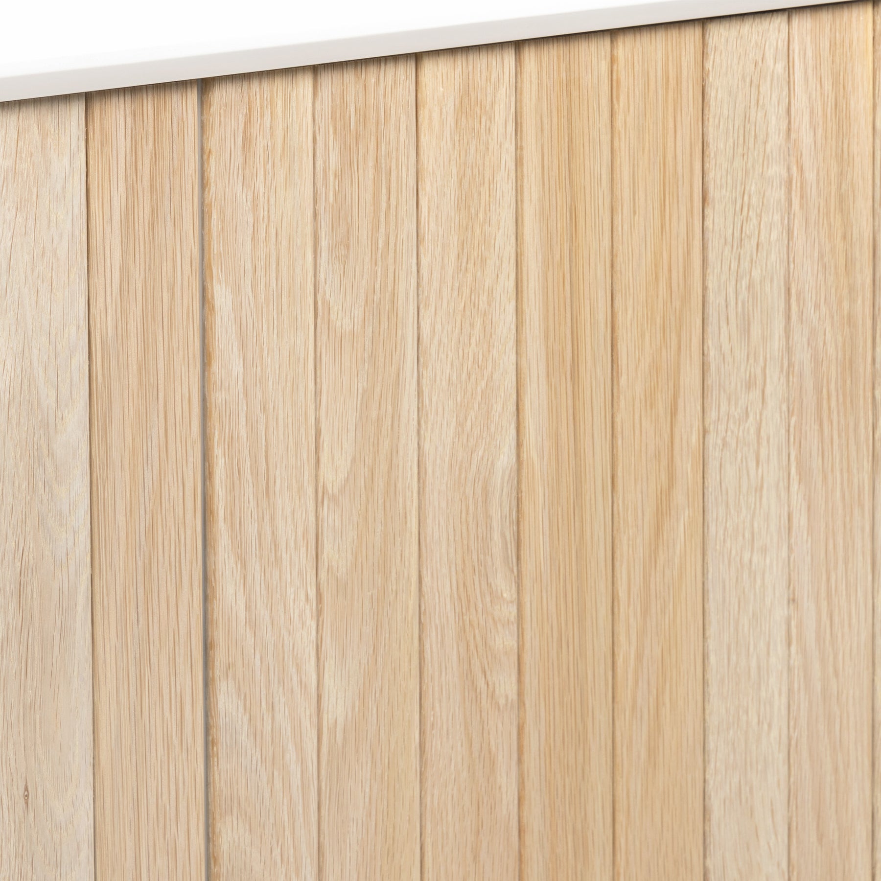 Singapore Sling 4 Door Credenza in White Oak Veneer Tom Collins Home