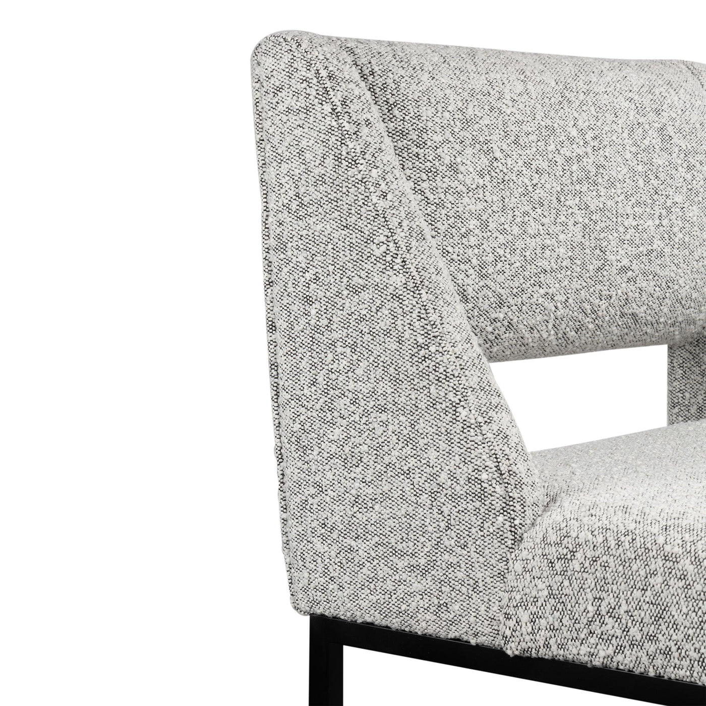 Aperol Spritz Dining Chair in Boucle - Tom Collins Home