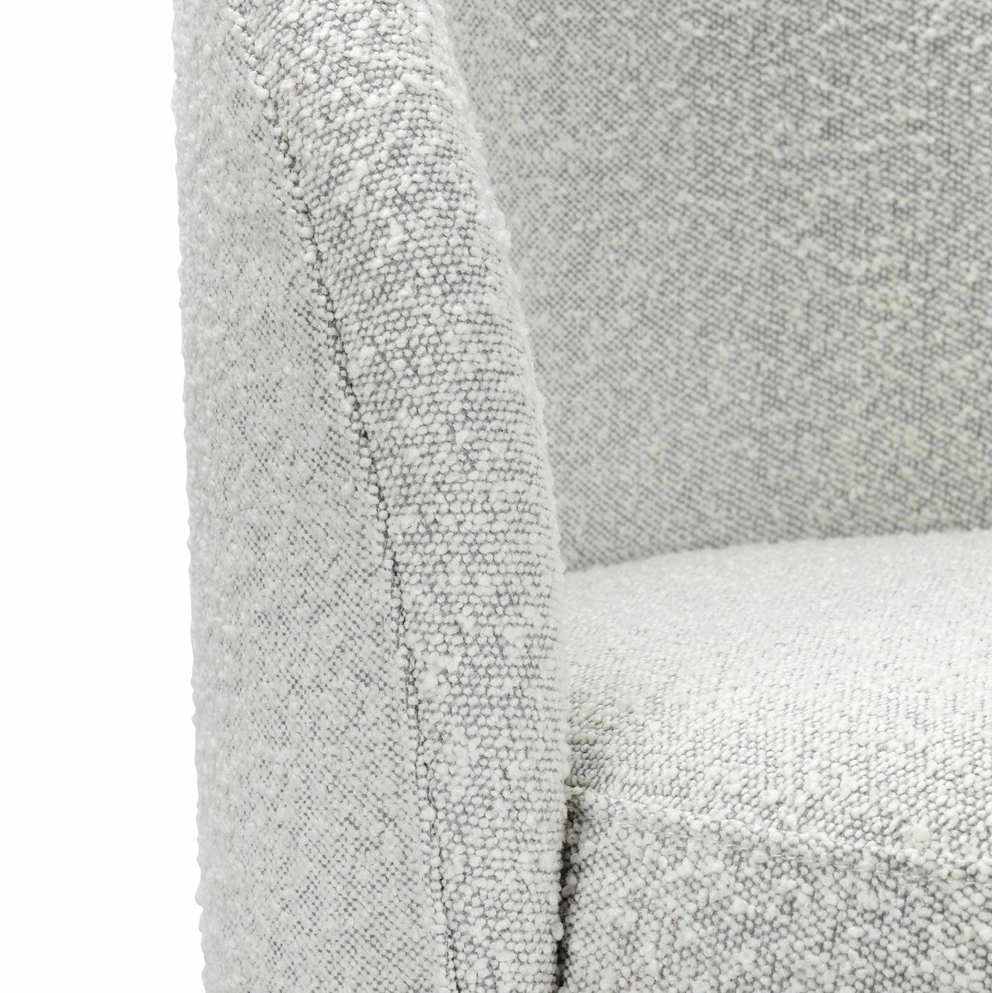 Beach Comber 2 Dining Chair in Boucle - Tom Collins Home