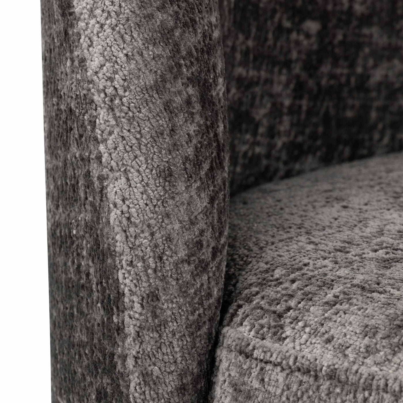 Beachcomber 2 Dining Chair in Hammered Chenille - Tom Collins Home