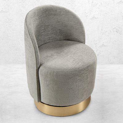 Beachcomber 2 Dining Chair in Hammered Chenille - Tom Collins Home