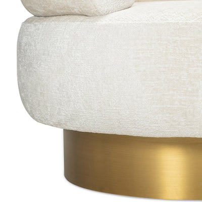 Bellini Occasional Chair in Hammered Chenille - Tom Collins Home
