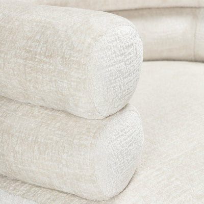 Bellini Occasional Chair in Hammered Chenille - Tom Collins Home