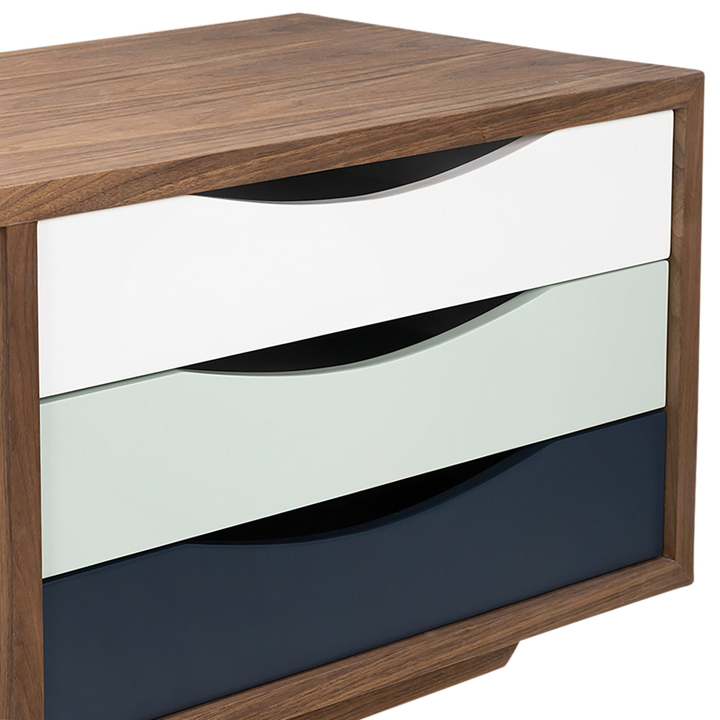 Broken Shaker 2 Door 3 Drawer Credenza in Walnut - Tom Collins Home