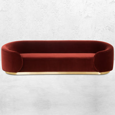 Cosmopolitan Sofa in Velvet - Tom Collins Home