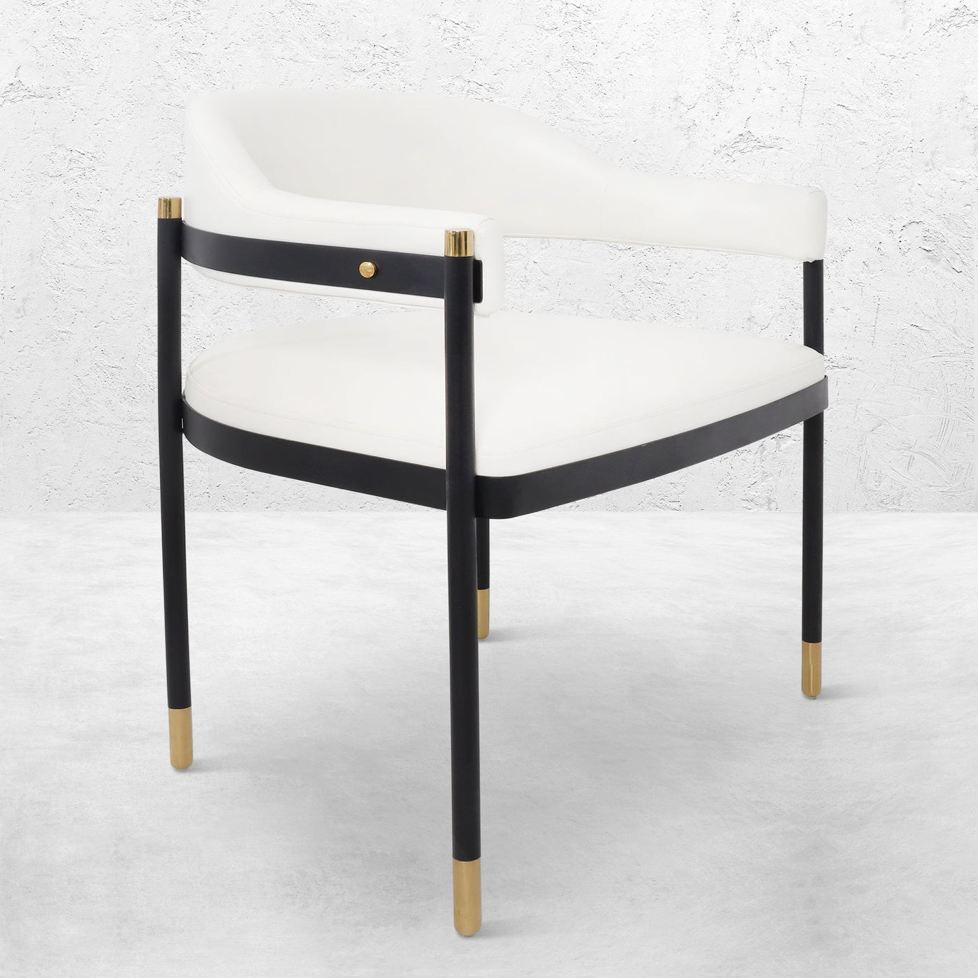 Cuba Libre Dining Chair in Faux Leather - Tom Collins Home