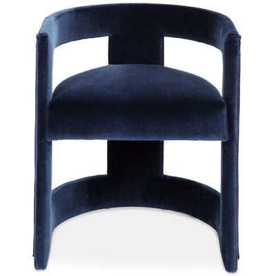 Dark & Stormy Dining Chair in Velvet - Tom Collins Home