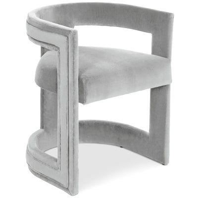 Dark & Stormy Dining Chair in Velvet - Tom Collins Home