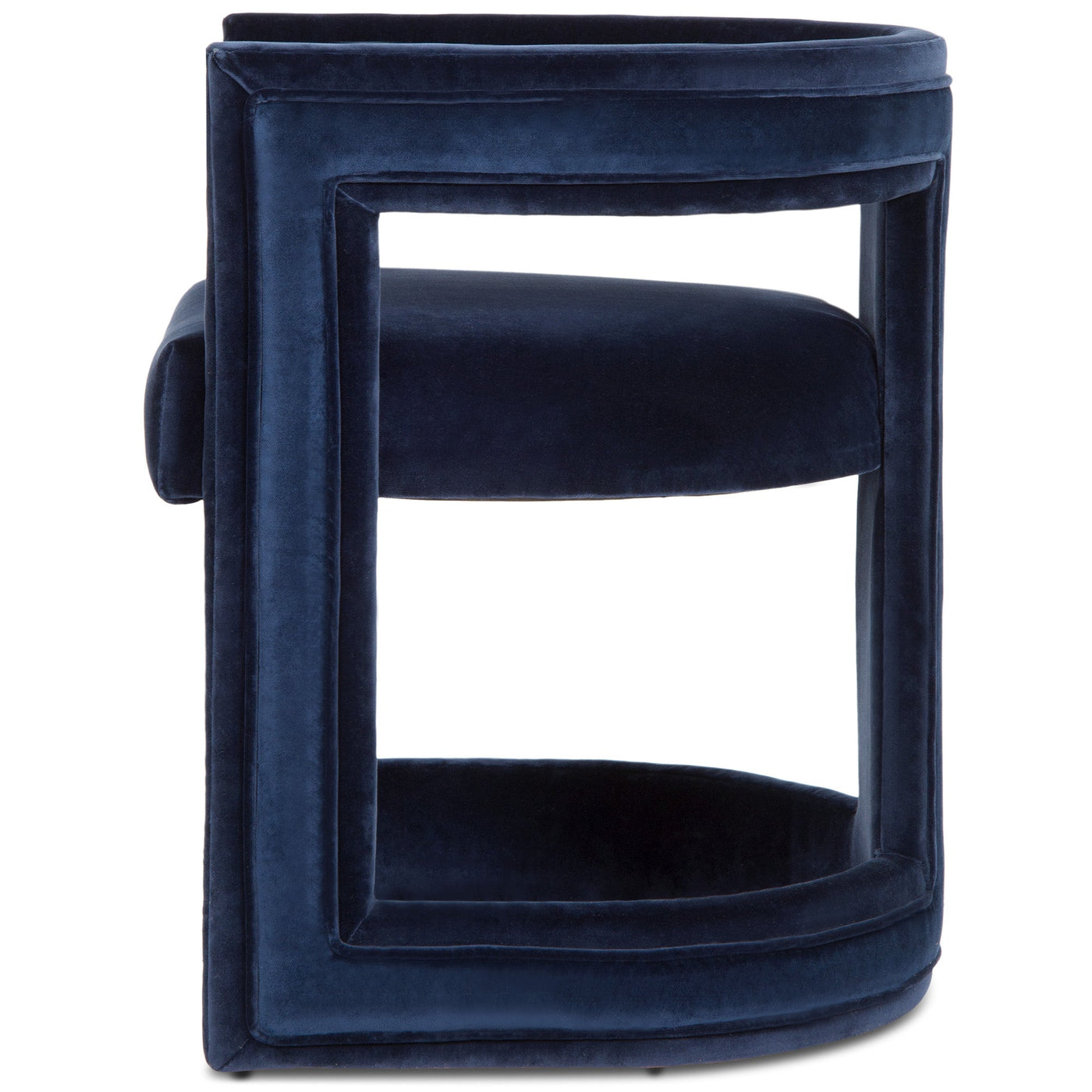 Dark & Stormy Dining Chair in Velvet - Tom Collins Home