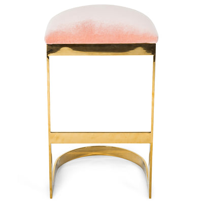 El Floridita Backless Bar and Counter Stool in Velvet - Tom Collins Home