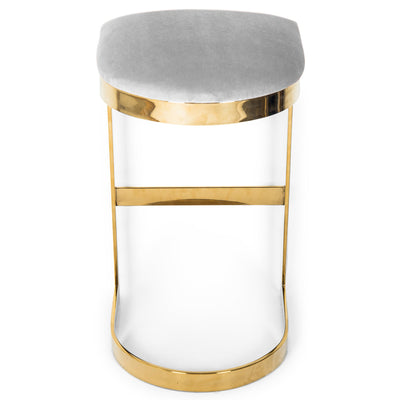 El Floridita Backless Bar and Counter Stool in Velvet - Tom Collins Home