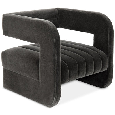 Flamingo Occasional Chair in Velvet - Tom Collins Home