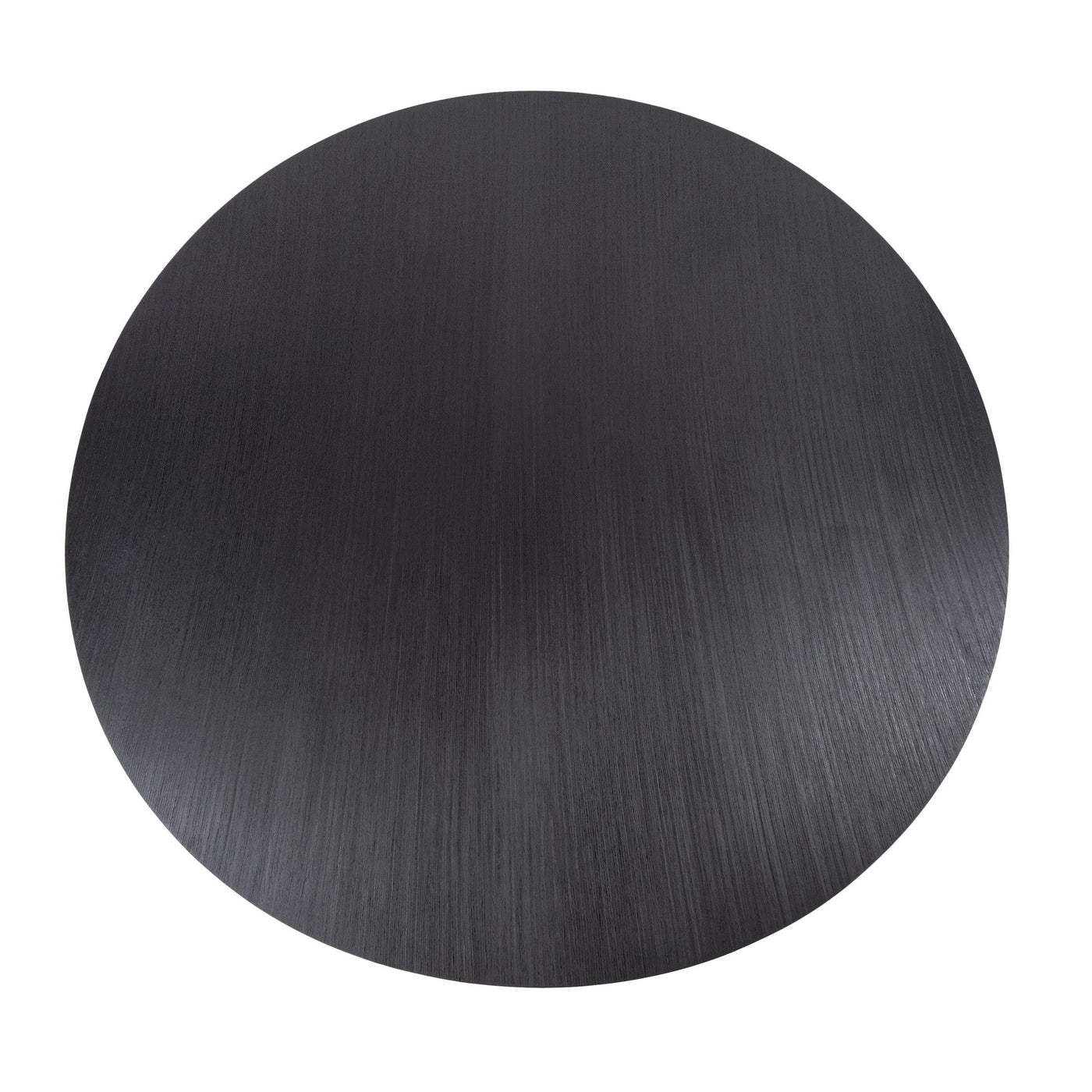 High Five Round Dining Table in Black Oak Veneer - Tom Collins Home