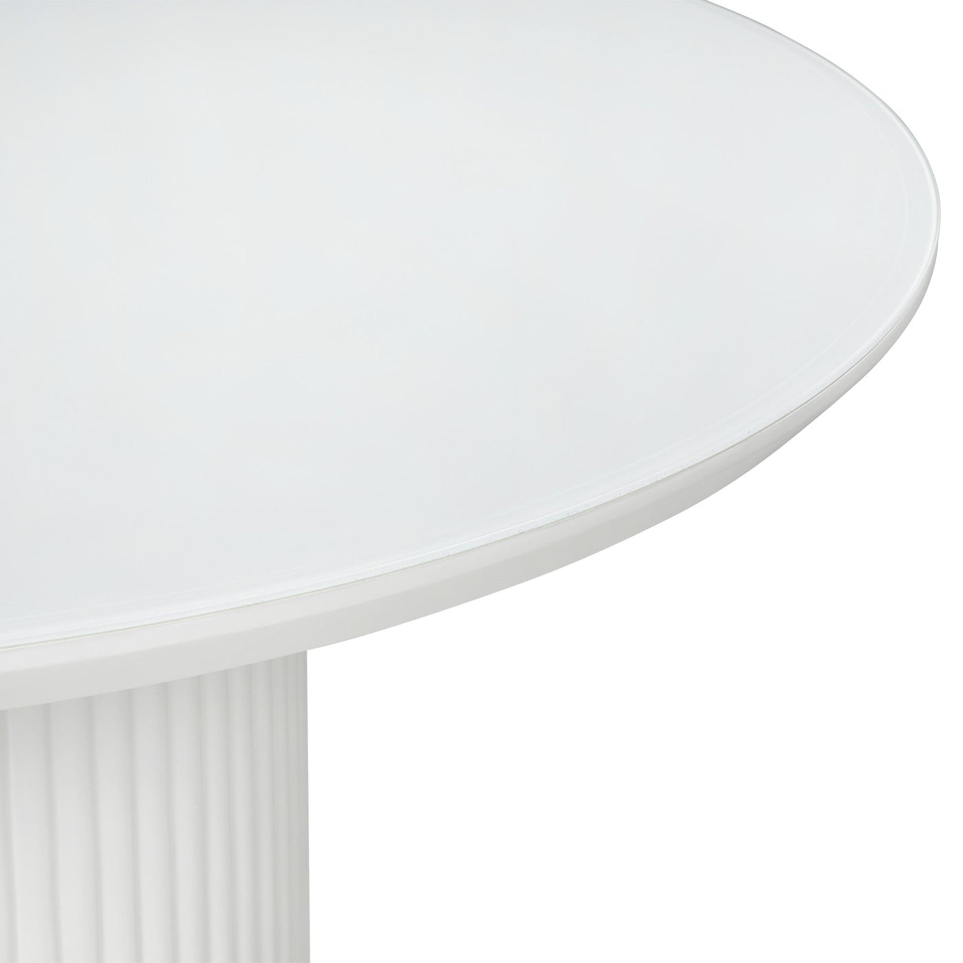 Jaguar Sun Round Dining Table with Glass Top - Tom Collins Home