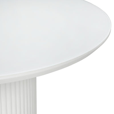 Jaguar Sun Round Dining Table with Glass Top - Tom Collins Home
