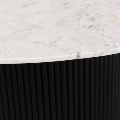 Jaguar Sun Round Dining Table with Marble Top - Tom Collins Home