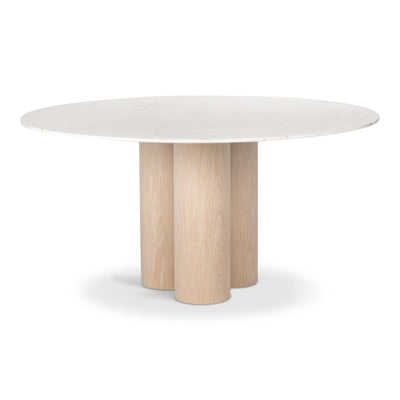 Lagniappe Round Marble Dining Table - Tom Collins Home