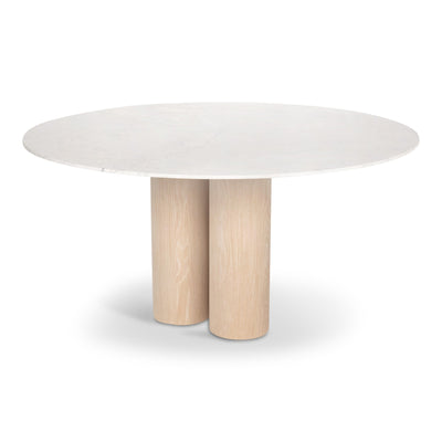 Lagniappe Round Marble Dining Table - Tom Collins Home