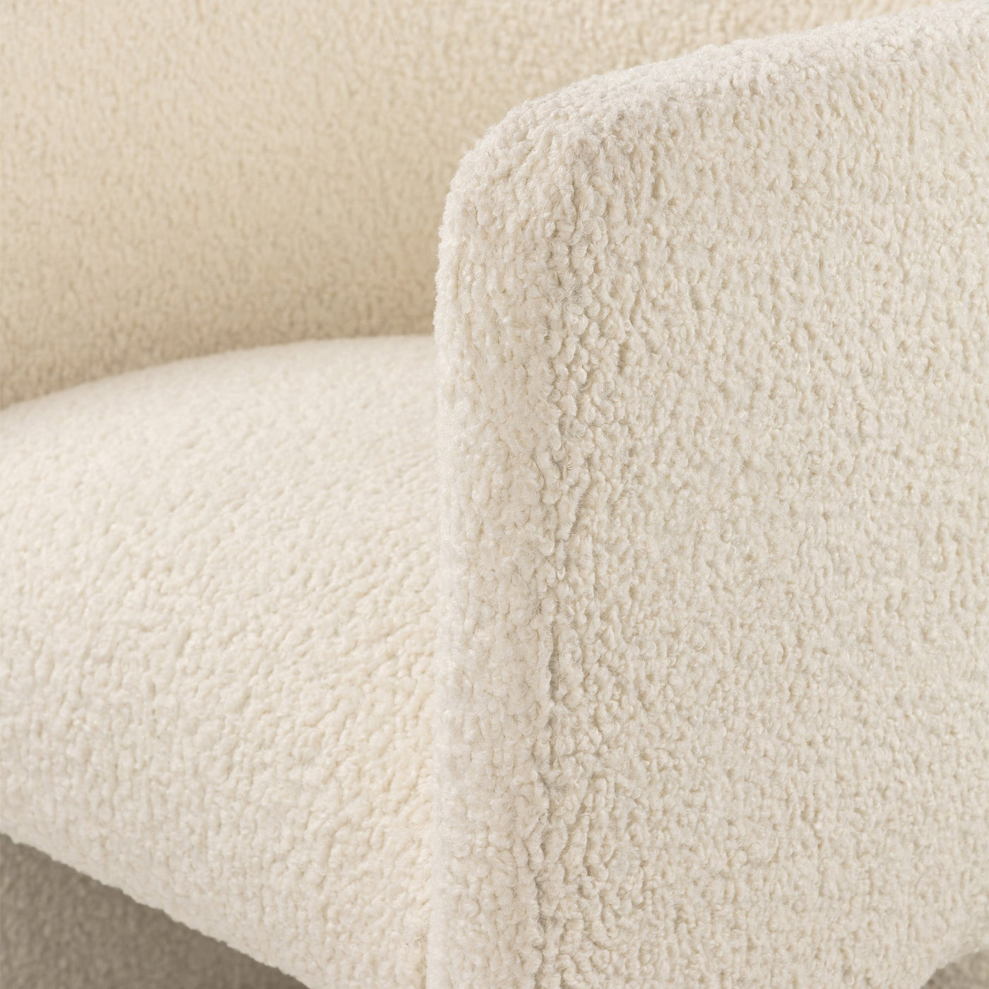 Mint Julep Occasional Chair in Faux Sheepskin - Tom Collins Home