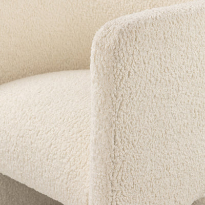 Mint Julep Occasional Chair in Faux Sheepskin - Tom Collins Home