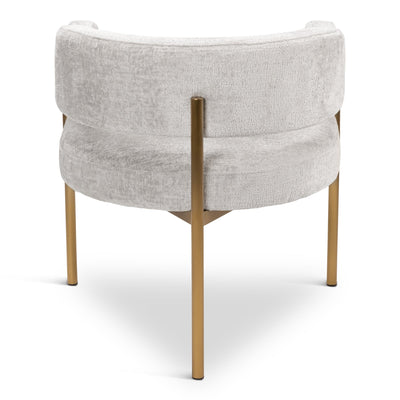 Pain Killer DIning Chair in Hammered Chenille - Tom Collins Home