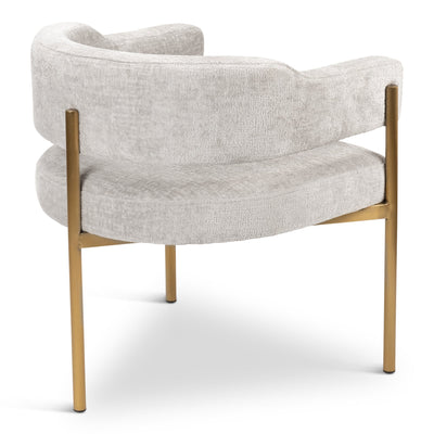 Pain Killer DIning Chair in Hammered Chenille - Tom Collins Home