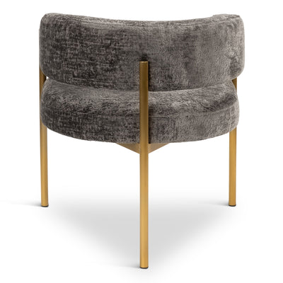 Pain Killer DIning Chair in Hammered Chenille - Tom Collins Home