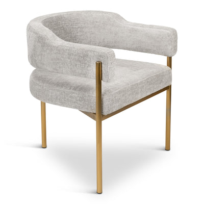 Pain Killer DIning Chair in Hammered Chenille - Tom Collins Home