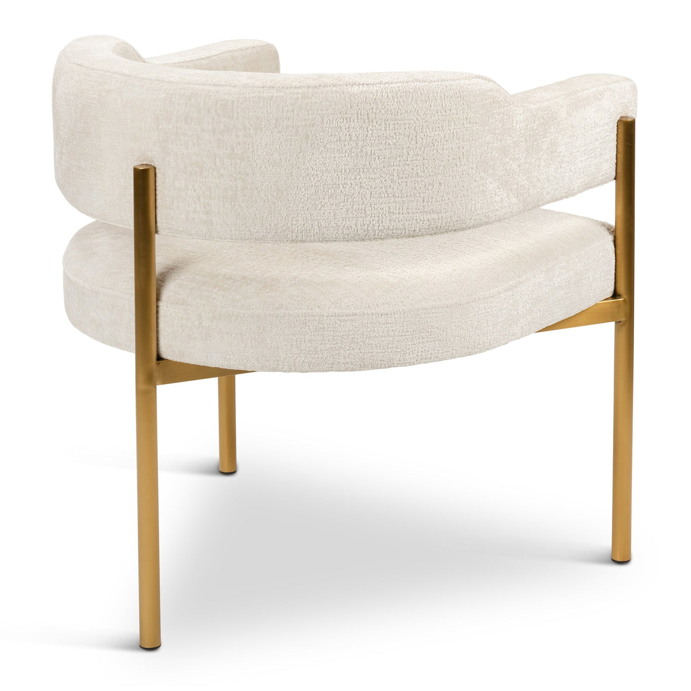 Pain Killer DIning Chair in Hammered Chenille - Tom Collins Home