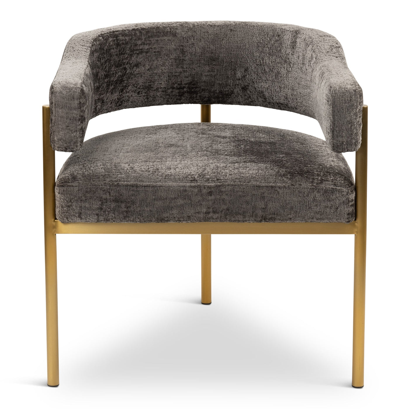 Pain Killer DIning Chair in Hammered Chenille - Tom Collins Home
